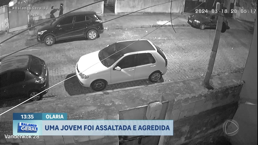 Vídeo: Jovem leva tapa no rosto de criminoso durante assalto em Olaria, na zona norte do Rio