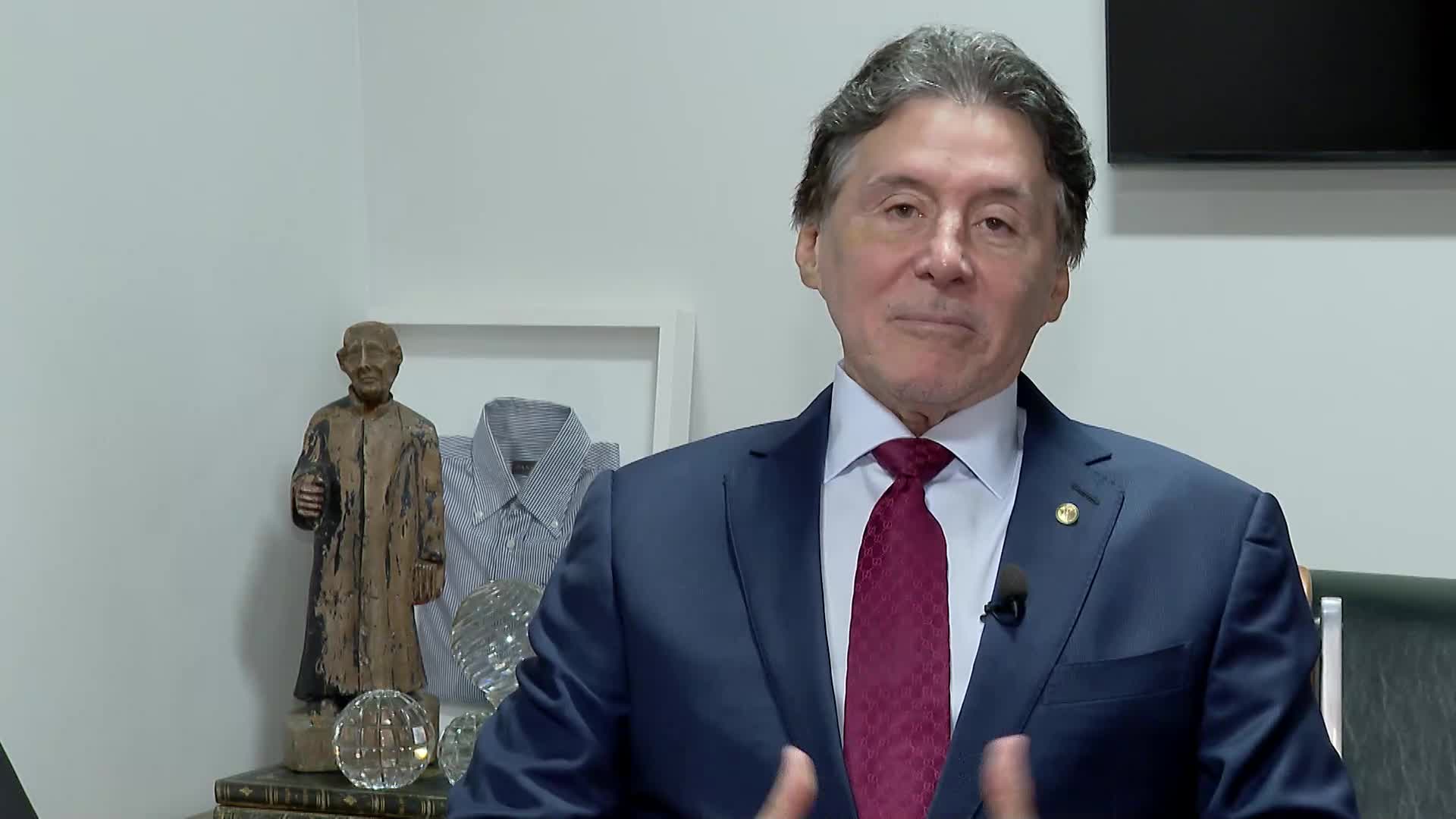 Vídeo: Eunício Oliveira fala sobre comemoração dos 200 anos do Senado
