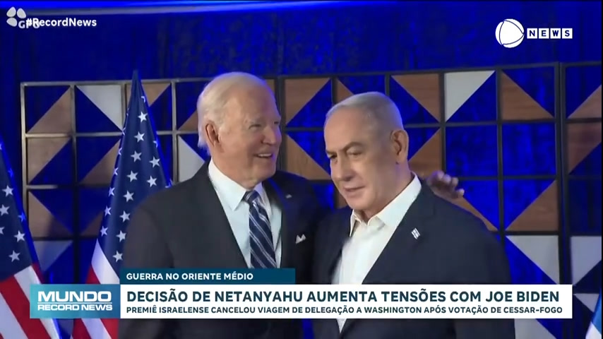 Vídeo: Benjamin Netanyahu cancela viagem de delegação israelense aos Estados Unidos