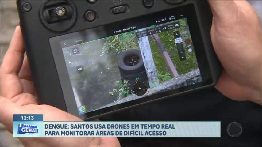 Vídeo: Santos usa "Drones em tempo Real" contra a Dengue