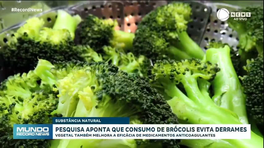 Vídeo: Pesquisa aponta que consumo de brócolis evita derrames