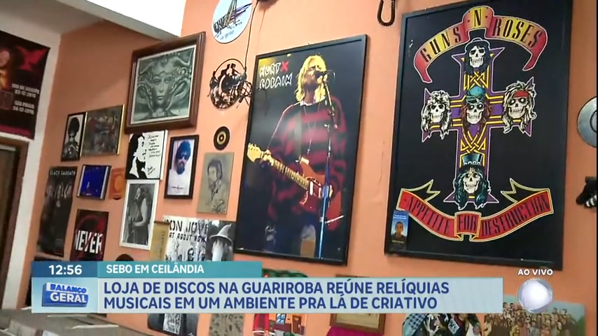 Vídeo: Loja de disco em Ceilândia reúne relíquias musicais em ambiente criativo