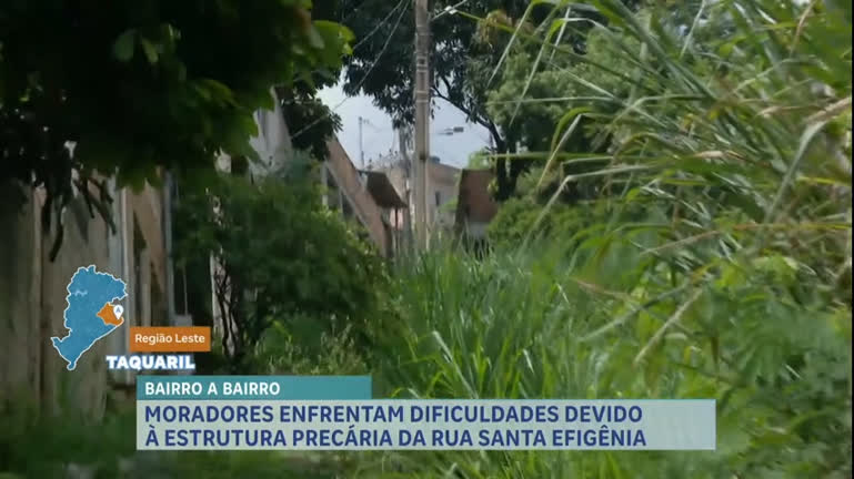 Vídeo: Bairro a Bairro: moradores questionam estrutura precária no Taquaril, em BH