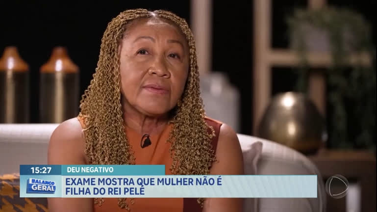 Vídeo: Exame de DNA mostra que mulher de 60 anos não é filha de Pelé