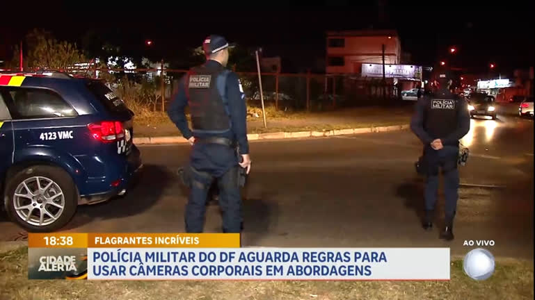 Vídeo: Polícia Militar do DF aguarda regras para usar câmeras corporais em abordagens