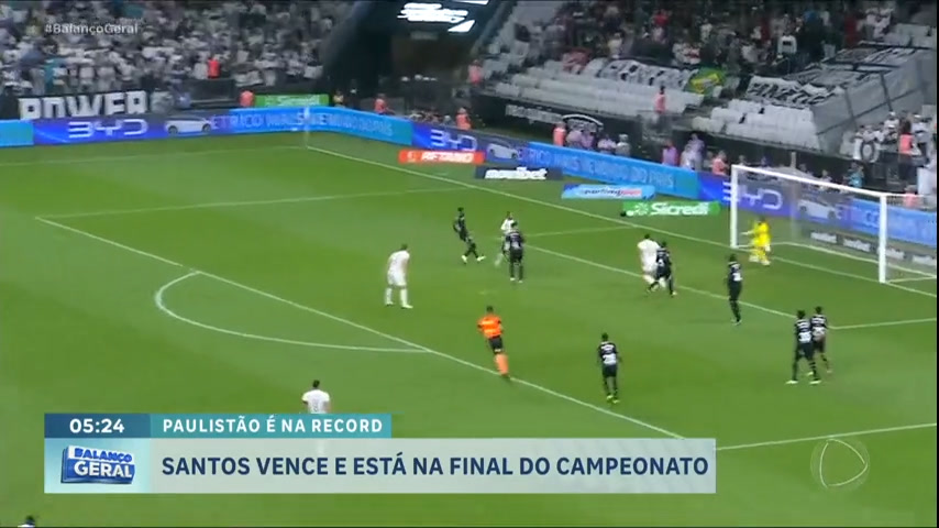 Vídeo: Santos vence Bragantino e se classifica para a final do Paulistão