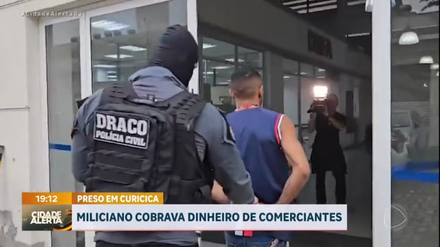 Vídeo: Miliciano é preso em Curicica, na zona oeste do Rio
