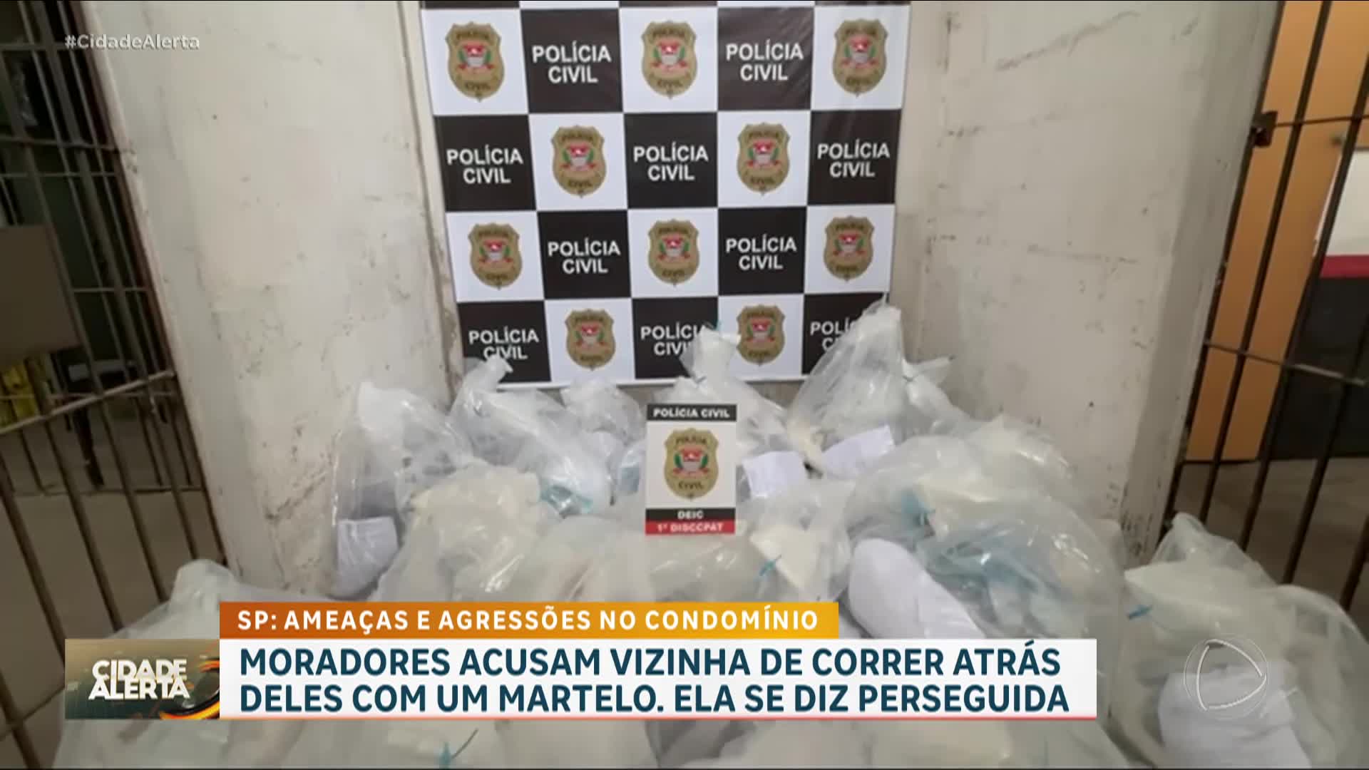 Vídeo: Mulher que cuidava de 'casa-bomba' do PCC é presa com uma tonelada de cocaína em São Paulo