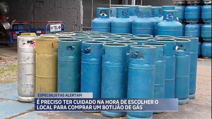 Vídeo: Especialistas alertam sobre cuidados na hora de comprar botijão de gás