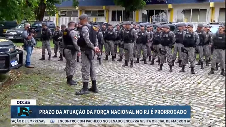 Vídeo: Ministério da Justiça renova atuação da Força Nacional no Rio de Janeiro