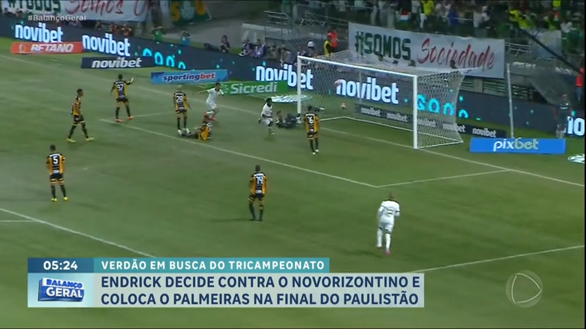 Vídeo: Palmeiras vence Novorizontino e vai à final do Paulistão pelo quinto ano seguido