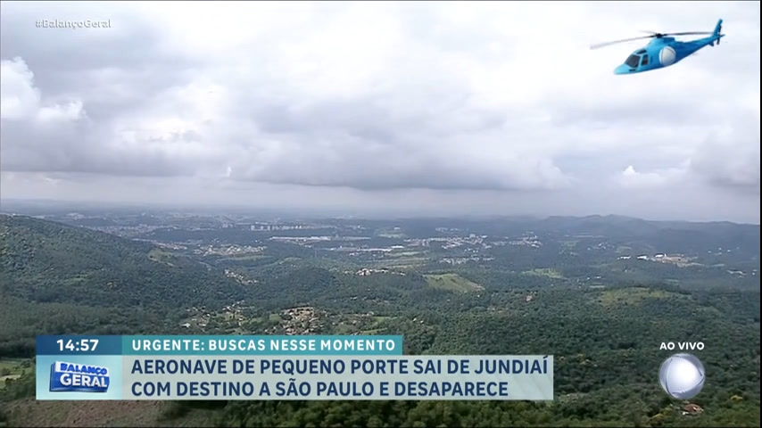 Vídeo: Aeronave de pequeno porte sai de Jundiaí e desaparece em SP