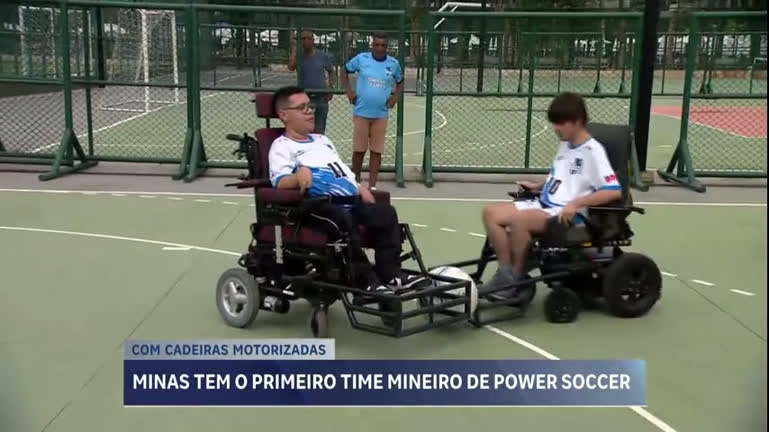 Vídeo: Conheça o primeiro time de futebol sobre cadeiras de rodas motorizadas de Minas Gerais
