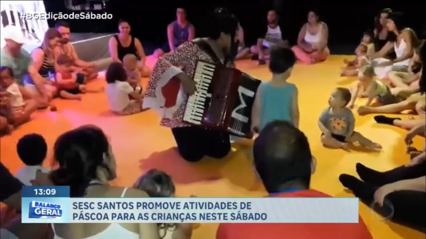 Vídeo: Sesc Santos promove atividades durante a Páscoa