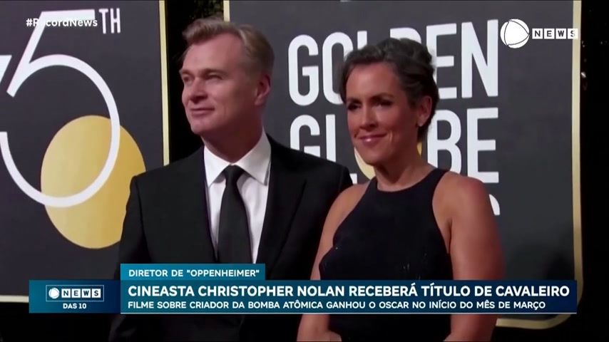Vídeo: Cineasta Christopher Nolan receberá o título de cavaleiro da Grã-Bretanha