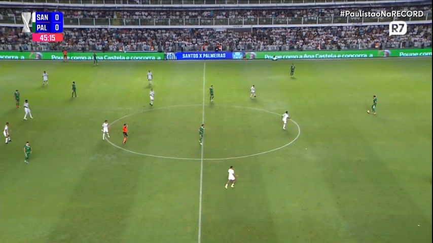 Vídeo: Assista à íntegra da transmissão de Santos 1 x 0 Palmeiras pela final do Paulistão