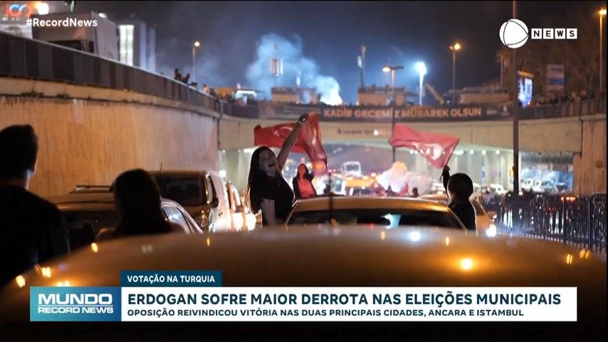 Vídeo: Oposição turca vence eleições municipais e presidente Erdogan sofre a maior derrota da carreira
