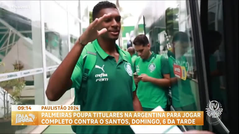 Vídeo: Fala Esporte: Palmeiras poupa sete titulares em jogo contra o San Lorenzo