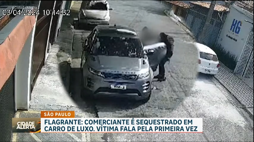Vídeo: Jovem em carro de luxo é rendido e sequestrado na cidade de Guarulhos (SP)