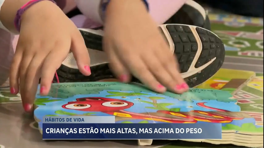 Vídeo: Estudo da UFMG aponta que crianças brasileiras estão mais altas e obesas