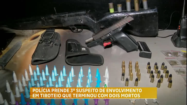 Vídeo: Terceiro suspeito envolvido em tiroteio por disputa do tráfico de drogas é preso em Belo Horizonte