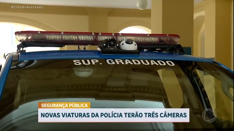 Vídeo: Viaturas da polícia terão câmeras de monitoramento no RJ