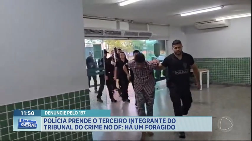 Vídeo: Polícia prende terceiro suspeito de homicídio no Recanto das Emas