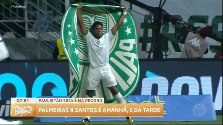 Vídeo: Fala Esporte : Palmeiras conta com estrela de Endrick para conquistar Paulistão