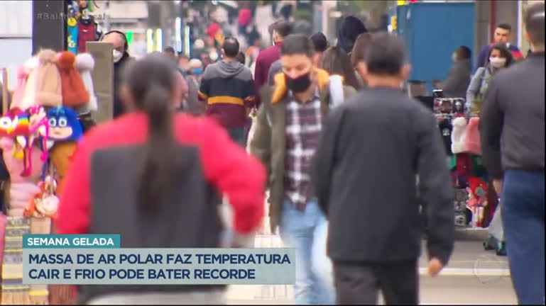 Vídeo: Massa de ar polar faz temperatura cair em São Paulo e frio pode bater recorde