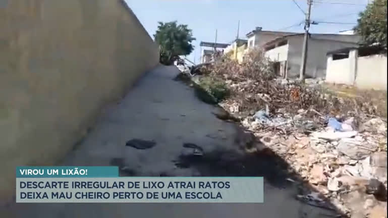 Vídeo: Moradores de Santa Luzia (MG) reclamam de acúmulo de lixo