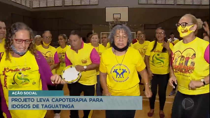Vídeo: Projeto leva capoterapia para idosos no Distrito Federal
