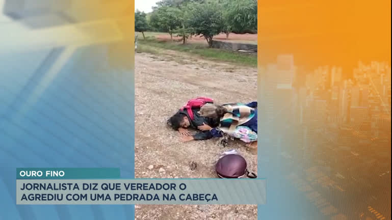 Vídeo: Jornalista de Ouro Fino (MG) acusa vereador de agressão