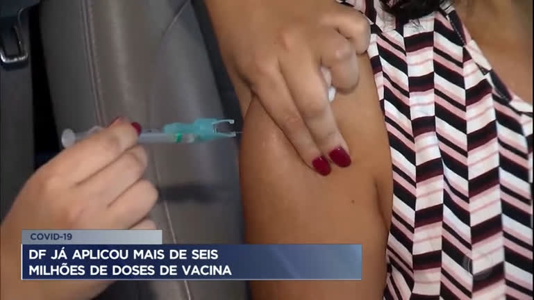 Vídeo: DF supera a marca de 6 milhões de doses aplicadas contra a Covid-19