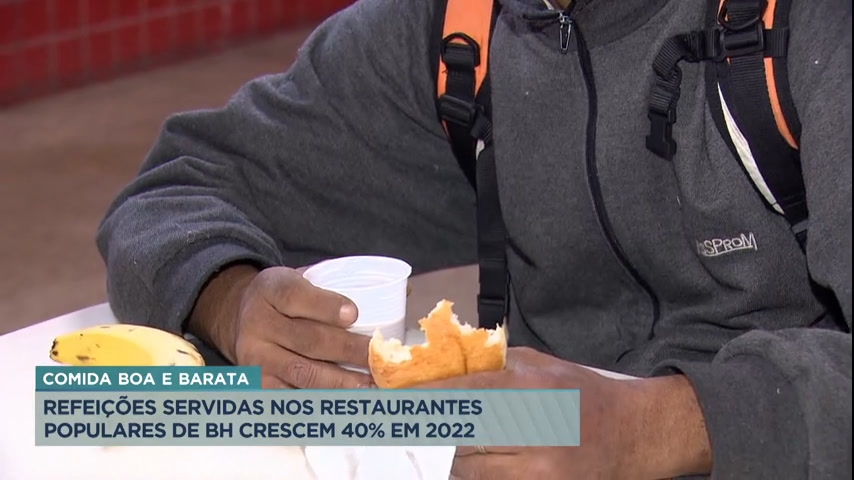 Vídeo: Refeições servidas em restaurantes populares de BH aumentam 40%