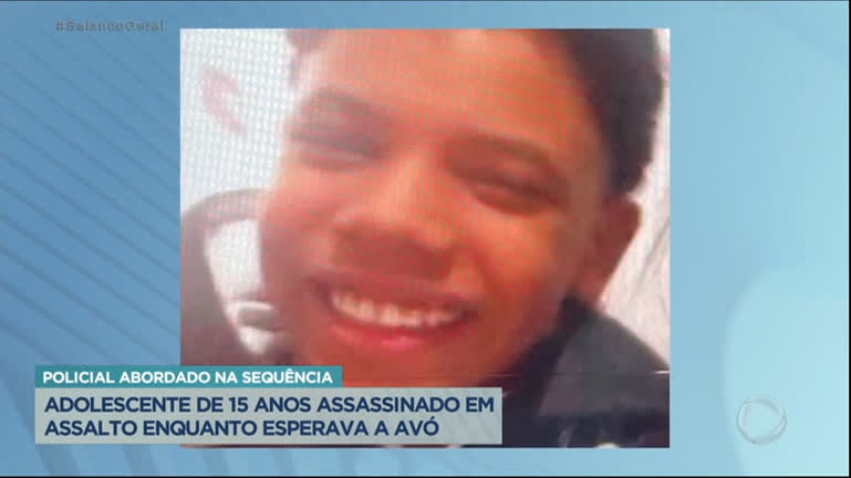 Vídeo: Adolescente de 15 anos é assassinado em assalto na Zona Sul de São Paulo