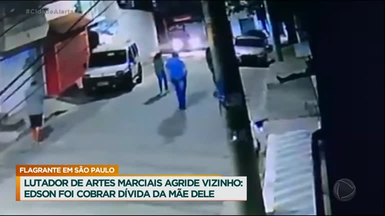 Vídeo: Lutador de artes marciais agride vizinho que cobrou dívida no Jaçanã (SP)