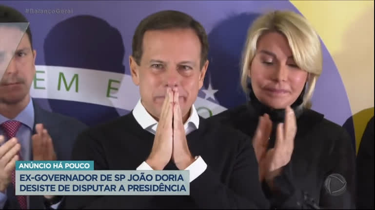 Vídeo: João Doria desiste de disputar eleições presidenciais