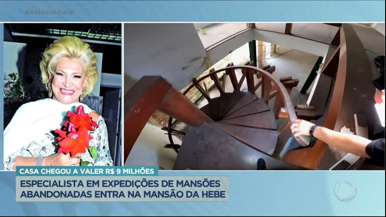 Vídeo: Especialista em expedições de mansões abandonadas entra na antiga residência de Hebe Camargo