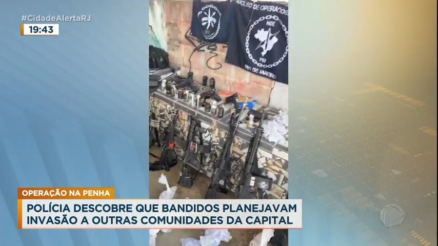 Vídeo: Bandidos da Penha planejavam invadir outras comunidades, diz polícia