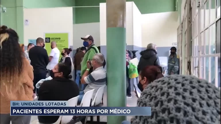 Vídeo: Pacientes esperam 13 horas por médico em UPAs de BH