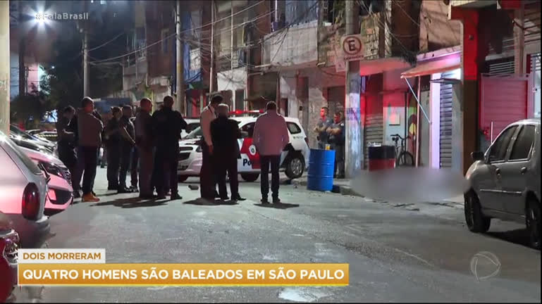 Vídeo: Dois homens são mortos durante ataque em frente a uma tabacaria na zona sul da capital paulista