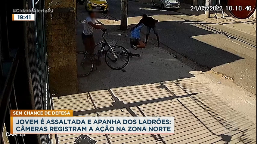 Vídeo: Mulher é assaltada e agredida na zona norte do Rio