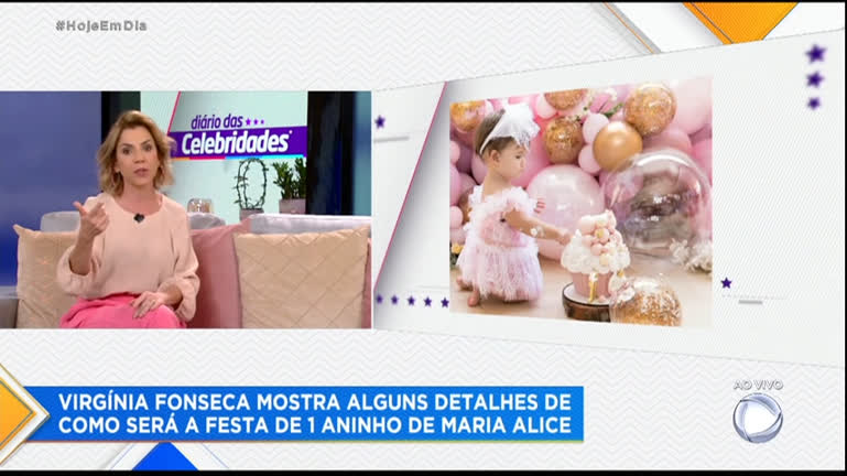 Vídeo: Virgínia Fonseca mostra detalhes da festa de aniversário da filha