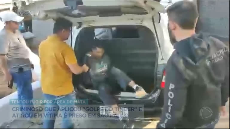  Bandido que aplicou golpe do Tinder é preso em SP