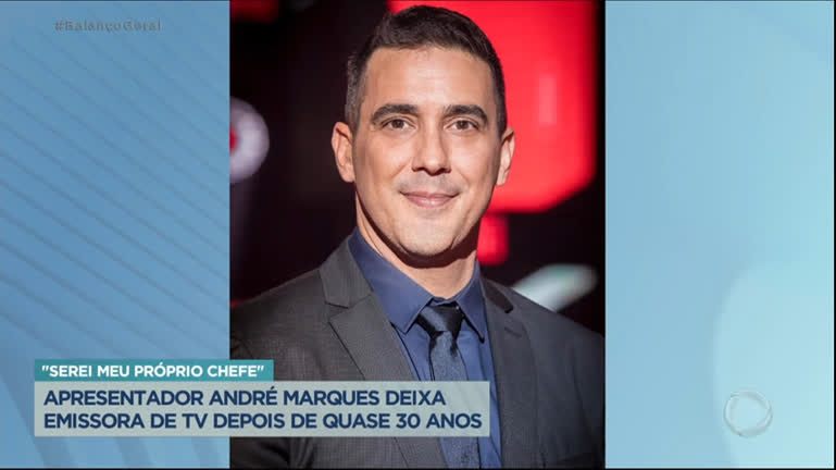 Vídeo: André Marques deixa emissora de TV depois de quase 30 anos