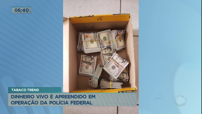 Vídeo: Operação da PF apreende R$ 180 mil e 200 mil dólares em dinheiro vivo