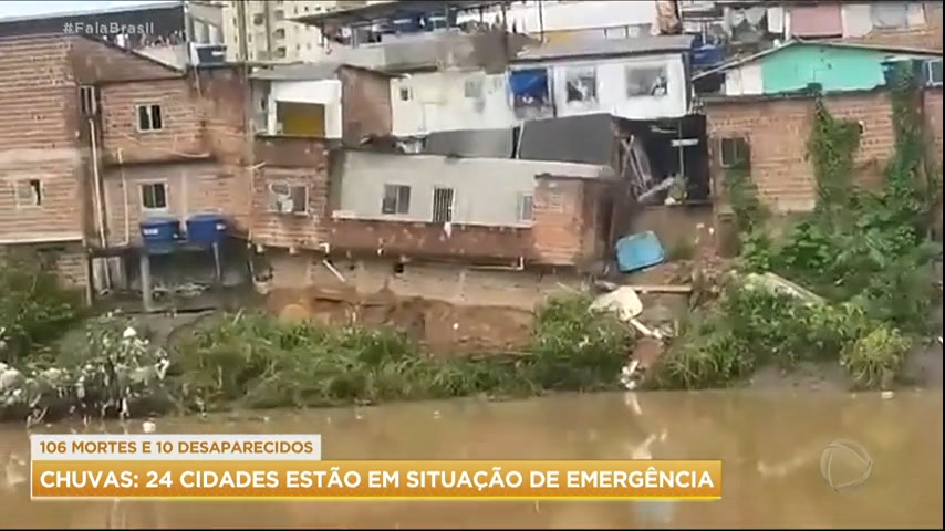 Vídeo: 24 cidades estão em situação de emergência em Pernambuco