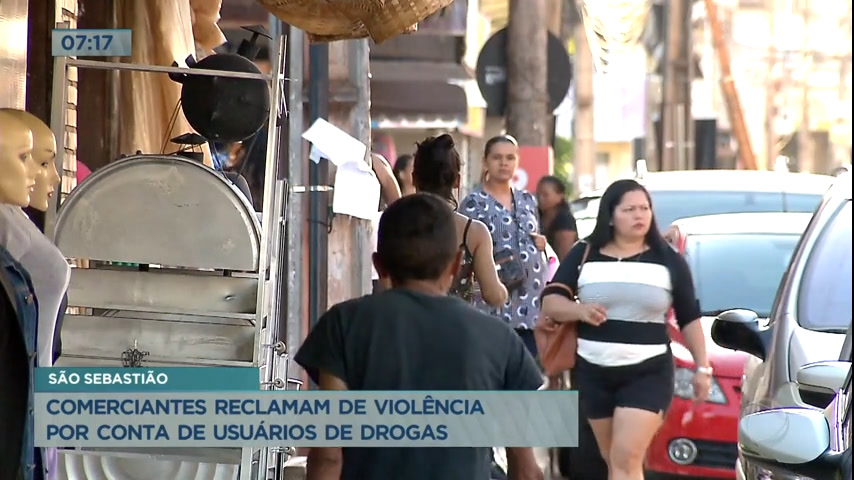 Vídeo: Lojistas reclamam de violência por conta de usuários de drogas em São Sebastião (DF)