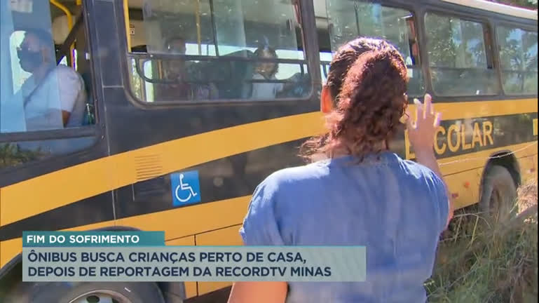 Vídeo: Escolar busca crianças perto de casa depois de reportagem da RecordTV Minas