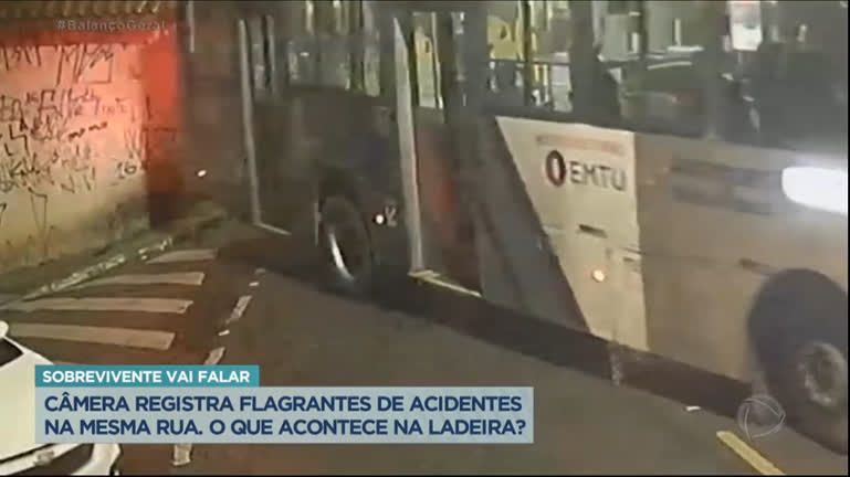 Vídeo: Câmera registra flagrantes de acidentes em rua de Carapicuíba
